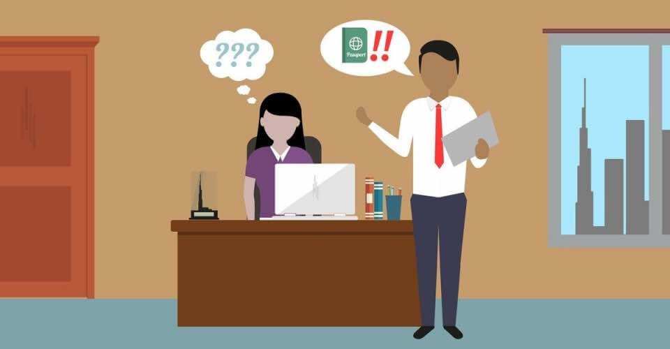 هل يمكن لصاحب العمل الاحتفاظ بجواز سفري؟