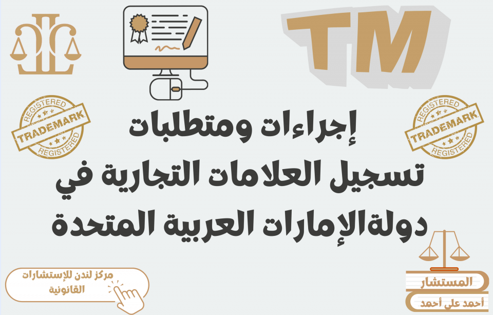 إجراءات ومتطلبات  تسجيل العلامات التجارية في  دولة الإمارات العربية المتحدة