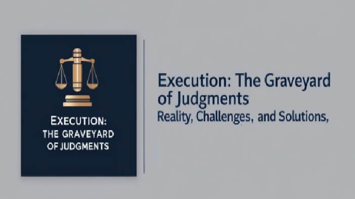 Execution: The Graveyard of Judgments – Reality, Challenges, and Solutions