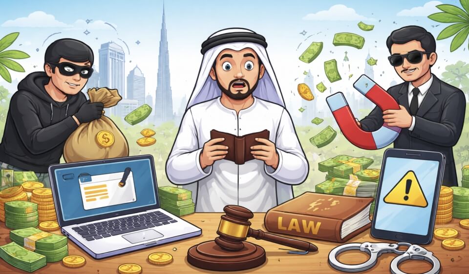 جريمتي النصب والاحتيال في القانون الإماراتي