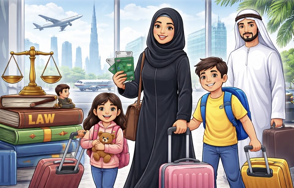 حقوق المرأة المطلقة في السفر بالمحضون